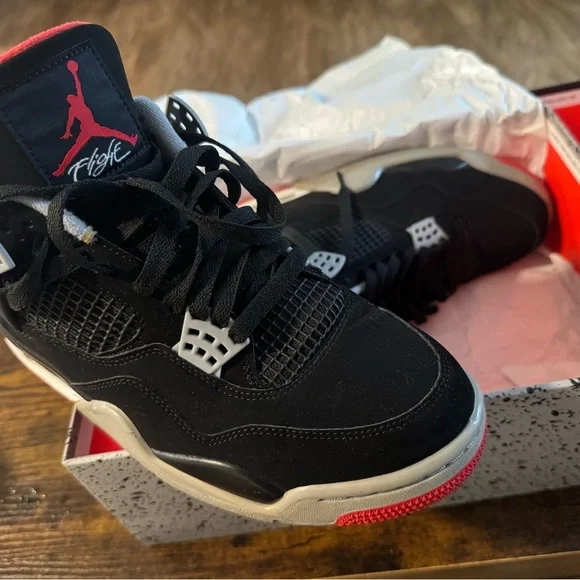 Jordan Black and Red Athletic Shoes Sleek Design Women main image 4